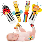 Baby Wrist Rattle & Foot Finder Set