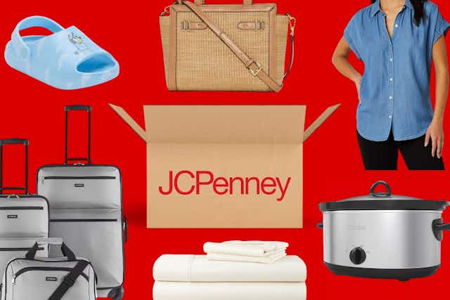 Big Brand Event at JCPenney: $19.49 Comforter Set, $21 Men's Shorts, More card image