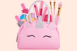 Kids' Real Makeup Kit with Unicorn Purse B08JD776XX