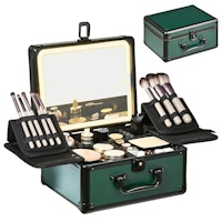 Makeup Case with Lighted Mirror