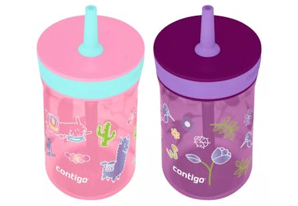 Contigo Spill-Proof Straw Tumblers Set