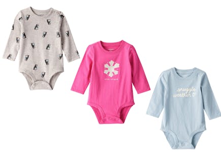 3 Carter's Baby Bodysuits