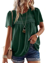 Women's Casual Short Sleeve Top