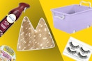 Febreze spray, Mini Verse toy, nursery wall decor, false eyelashes & storage bin