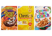 3 General Mills Cereal Boxes
