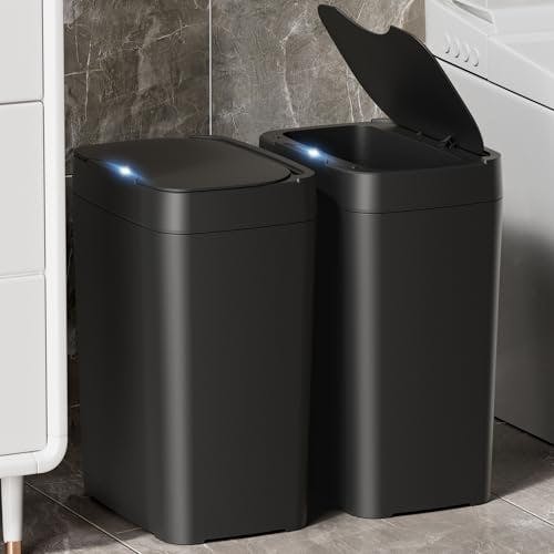 Touchless Bathroom Trash Cans