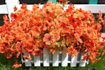 outdoor artificial flowers