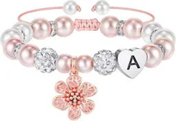 Flower Charm Bracelet