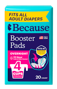 Because Incontinence Booster Pads