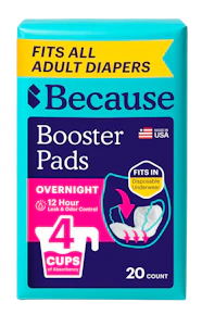 Because Incontinence Booster Pads
