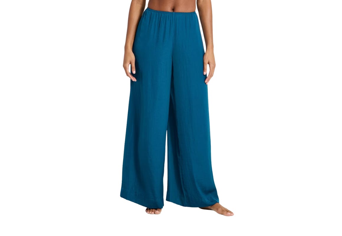 Auden Women's Satin Pajama Pants