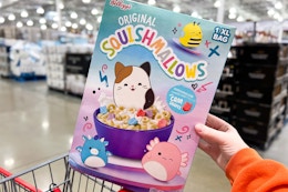 New Squishmallows Cereal, Only $6.69 at Costco card image