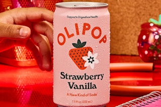 olipop soda on a table