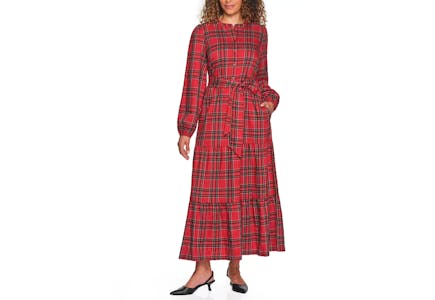 Lands' End Women's Flannel Dress