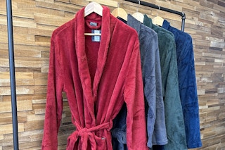 Proozy Eddie Bauer Men's Robes on a rack
