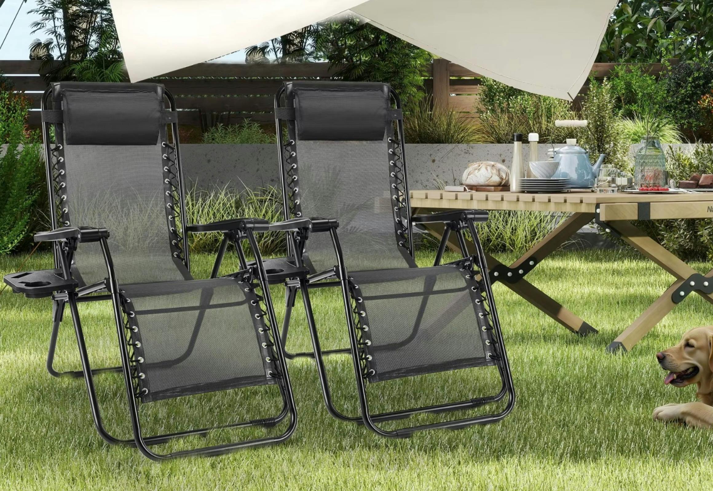 Zero Gravity Recliner Chair 2-Pack