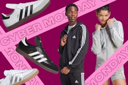 Adidas Cyber Monday: Rare 40% Off Samba Shoes, $16 Hoodies, and More card image