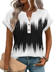 Women's Short Sleeve Henley