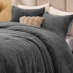 Fleece Queen Comforter Set