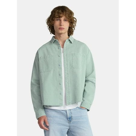 No Boundaries Men's Twill Shirt