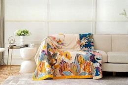 Boho Cotton Throw Blanket