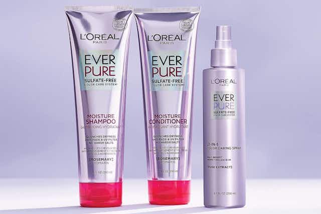L'Oreal Paris Moisture Shampoo and Conditioner, as Low as $9 on Amazon card image