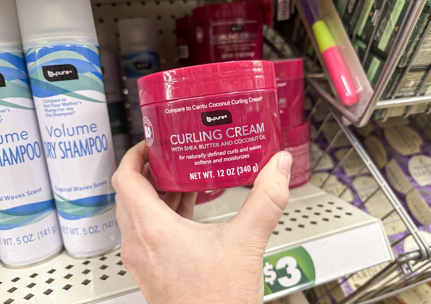 dollar tree b-pure curling cream