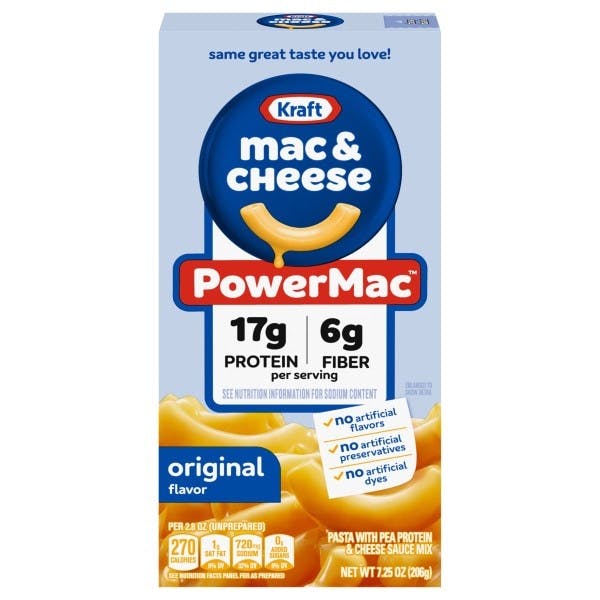 2 Kraft PowerMac Mac & Cheese Boxes