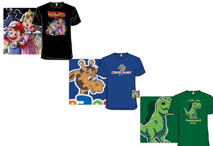 3 Adult Graphic T-shirts