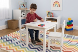 Lifestyle image created by ChatGPT of a Melissa & Doug Table and Chairs Set