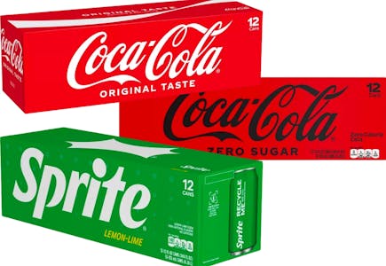 3 Coca-Cola Brand 12-Packs