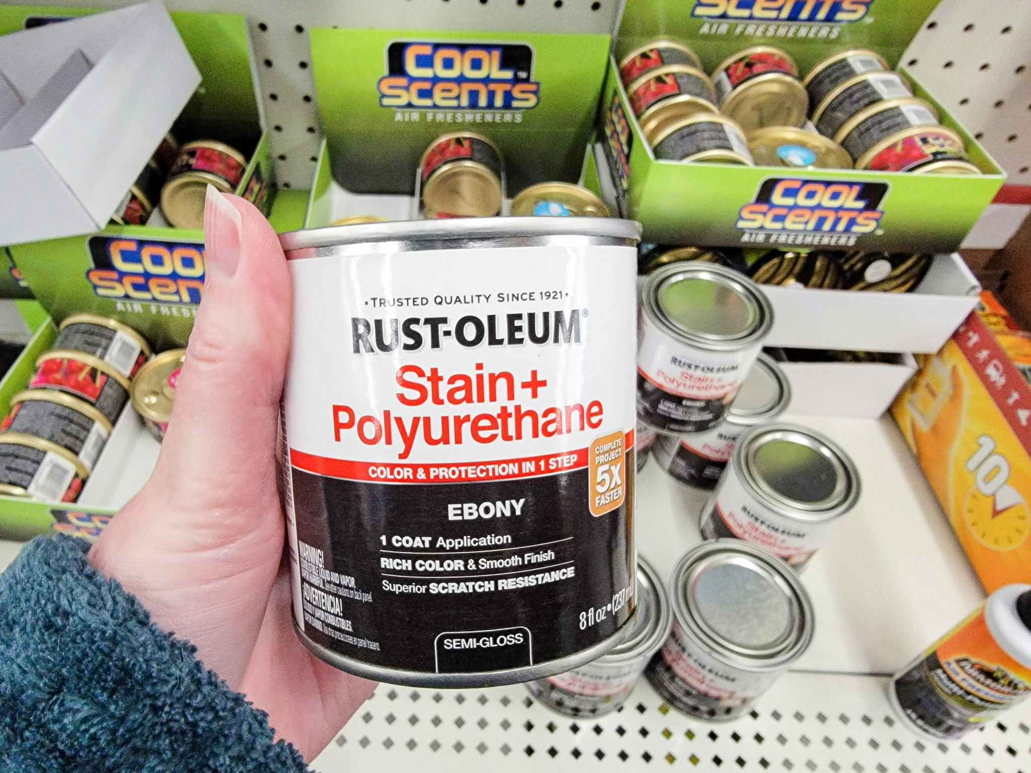 New Dollar Tree Find RustOleum Stain + Polyurethane The Krazy