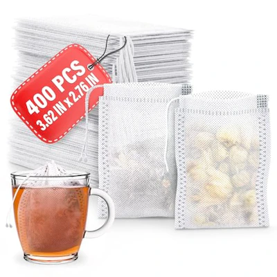 Disposable Tea Bags, 400 ct