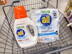 all free & clear laundry items in walgreens cart