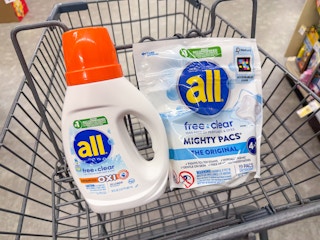 all free & clear laundry items in walgreens cart