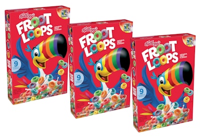 3 Kellogg's Cereal Boxes