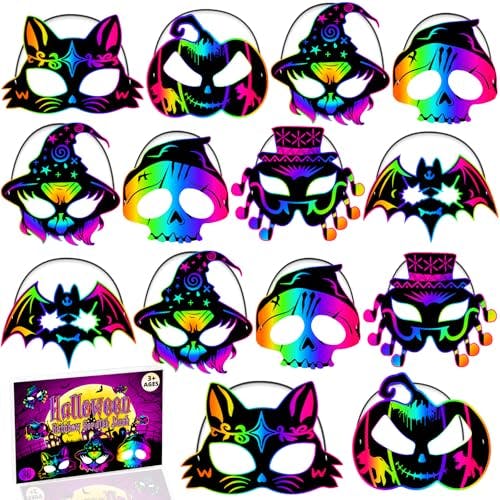 Halloween Scratch Mask Craft Kit