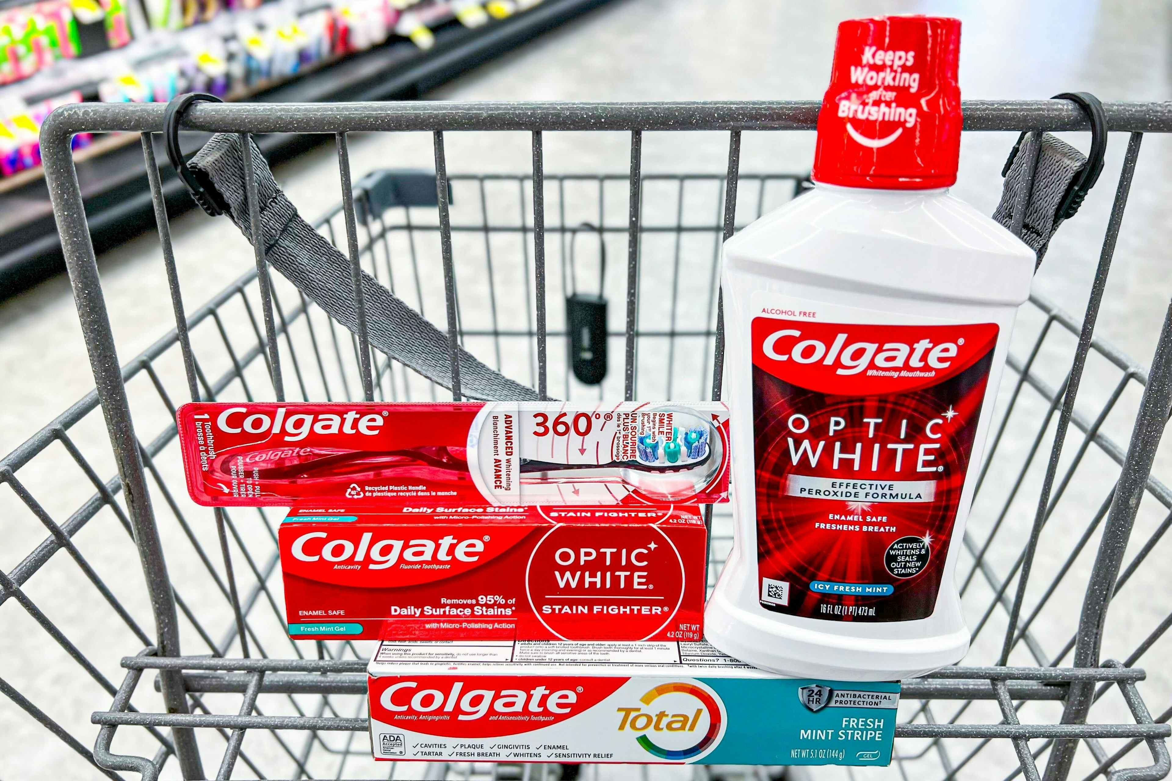 walgreens colgate toothpaste, mouthwash and toothbrush696