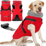 Dog Winter Coat with Harness