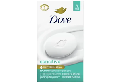 2 Dove Beauty Bars