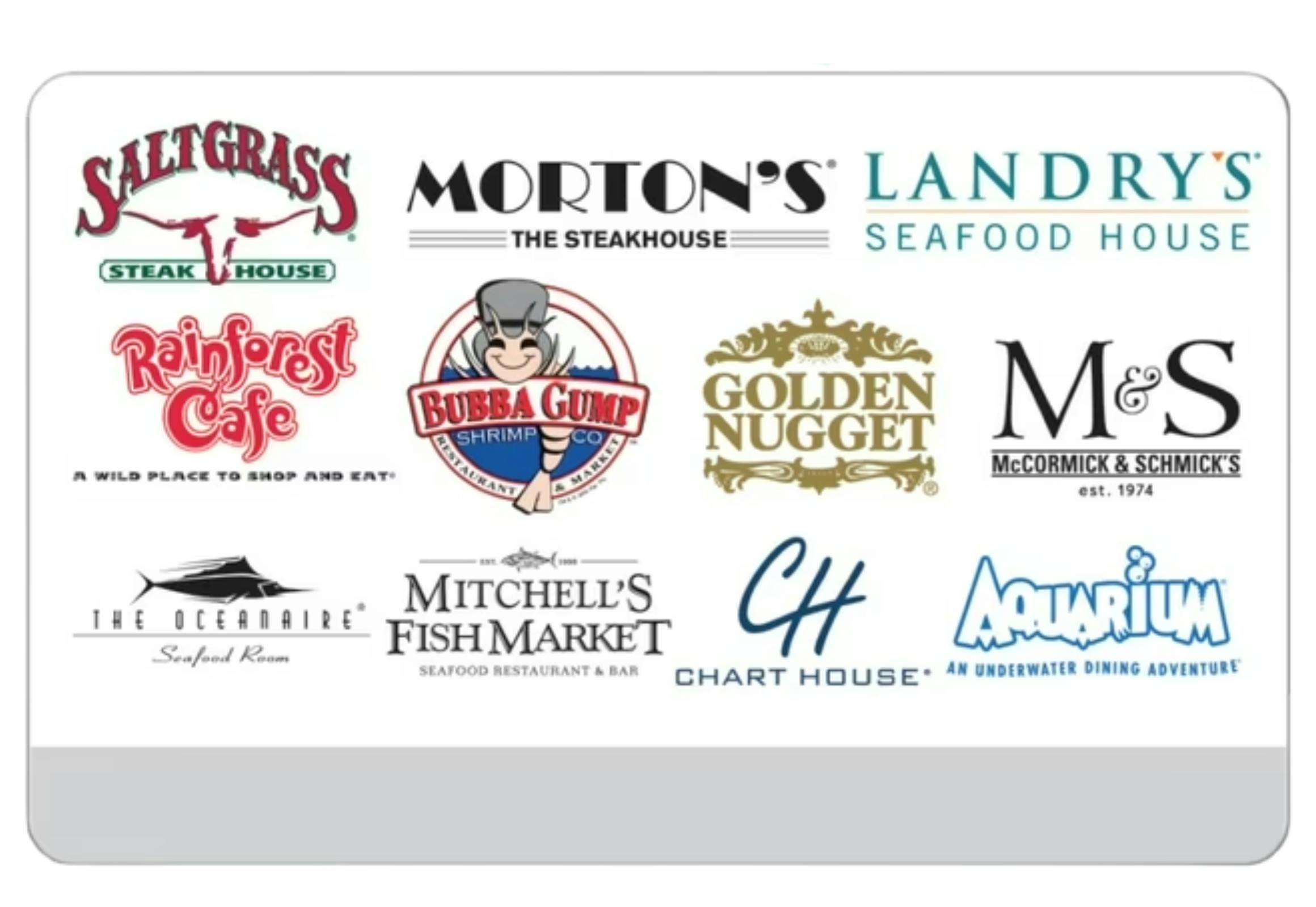 Landry's $100 eGift Card