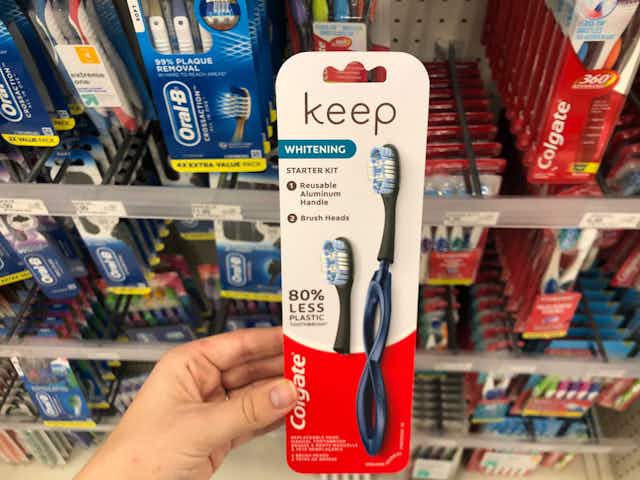 Colgate Keep Toothbrush Starter Kit, Just $2.40 on Amazon card image