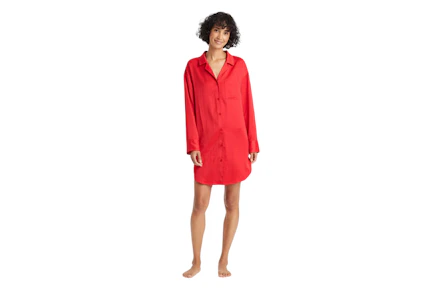 Auden Women's Satin Night Shirt