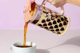 Paris Hilton French Press Coffee Maker, Only $20 on Amazon  card image