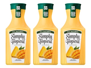 simply tropical juice drink bottle