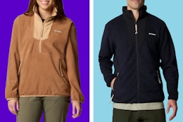 Adult Columbia Fleece Jackets, $20 and Up at Dick’s Sporting Goods (Reg. $60+) card image