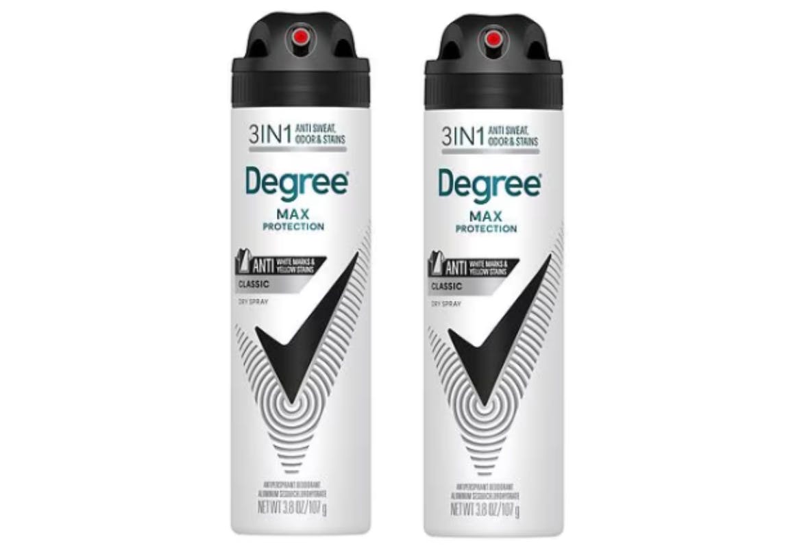 2 Degree Deodorant Dry Sprays