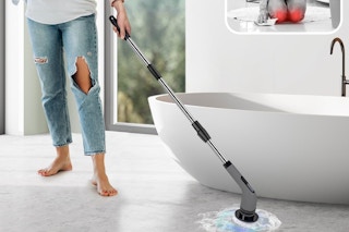 spin scrubber gray