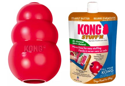 Refillable Dog Toy Duo