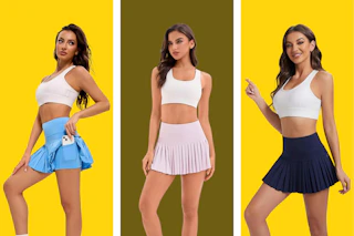 women wearing tennis skorts